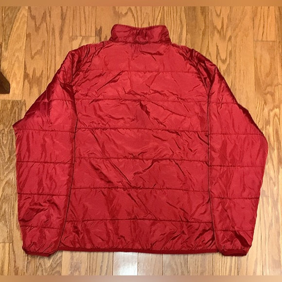 Red & Orange Men’s Large THE NORTH FACE Lightweight Puffer Winter Ski Jacket - Picture 9 of 16
